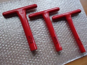 LEMP - VDE 1000V - T-Griff Steckschlüssel-Satz 14-17-19mm mit Schutzisolierung - Bild 1 von 12