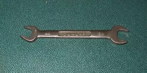 Llave vintage DUNLAP 3/8"" x 7/16"" extremo abierto - serie V - Imagen 1 de 2