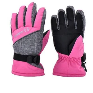 Kids Winter Snow&Ski Gloves-3M Thinsulate Small(Fits: 6~9years old) Pink - Picture 1 of 8