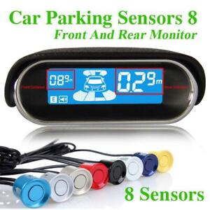 New Car Parking System Contains 8 Premium Rear Front View Sensors & Display