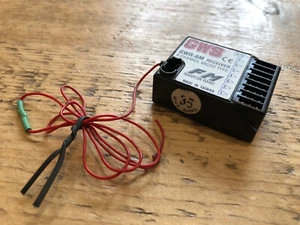 GWS GWR-8M 7/8-CHANNEL RC RECEIVER 35 MHZ FM PPM BLACK with Futaba JR Connectors - Picture 1 of 9
