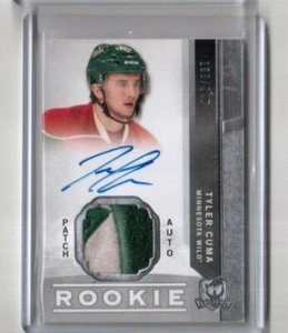 2012-13 The Cup Rookie Auto Patch Card # 111 Tyler Cuma Minnesota Wild 188/249 - Foto 1 di 2