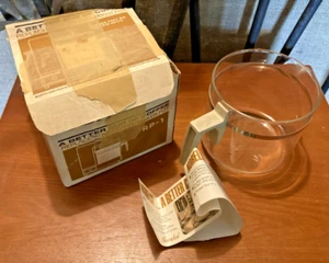 Vintage Norelco Express Kaffeemaschine 4 Tassen Kanne Automatisch Tropfglas Karaffe - Bild 1 von 5