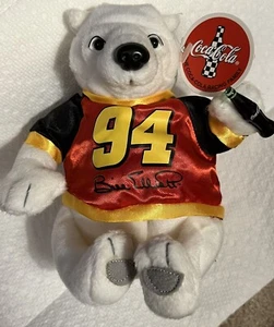Bill Elliott 94 1999 Coca-Cola Racing Family Nascar Plush 6" Polar Bear NWT - Picture 1 of 3