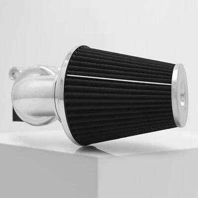 Chrome cone Air cleaner filter For harley Touring Electra Glide 08-16 softail Foto 1 de 4
