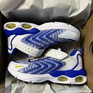 Nike Air Max TW “White/Speed Yellow-Racer Blue” (US 12.5c) (DQ0297 100) (PS) - Picture 1 of 7