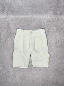 Transit Uomo Italy Men’s Linen Cargo Shorts 100% Linen Made in Italy - Picture 1 of 13