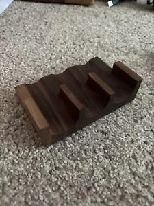 Wood Sushi Taco Holder -fits 3 tacos - Picture 1 of 3