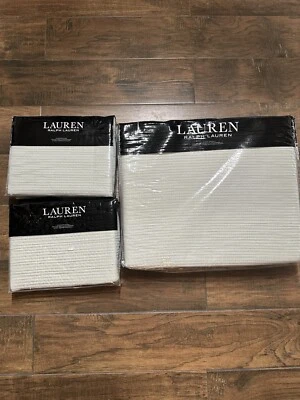 Новый нераспакованный комплект покрывал и наволочек Ralph Lauren Spencer Sage Matelasse Full/Queen - Изображение 1 из 4