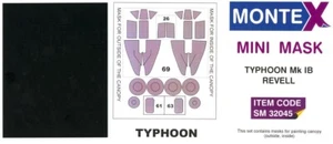 Máscara de pintura Montex 1/32 HAWKER TYPHOON Mk.IB TOLDO Revell - Imagen 1 de 1