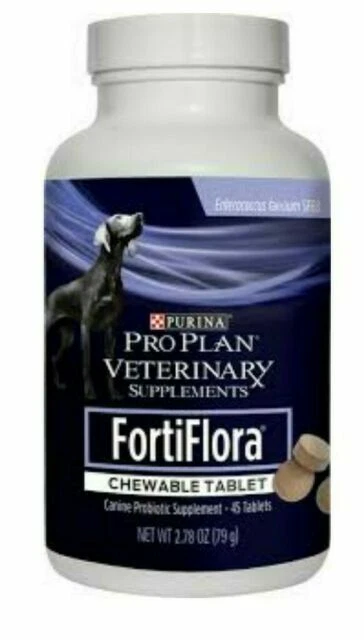 FortiFlora Purina Probiotics Veterinary Chewable Probiotic Dogs Supplements