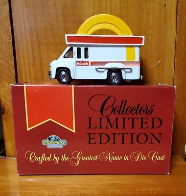 1996 MATCHBOX DINKY MODELS OF YESTERYEAR MCDONALDS 1948 DODGE ROUTE VAN W/COA - Image 1 of 4