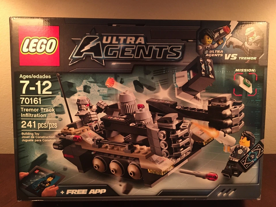 LEGO Ultra Agents 70161 Tremor Track Infiltration Complete Set Manual Age 7-12 - Image 1 of 1