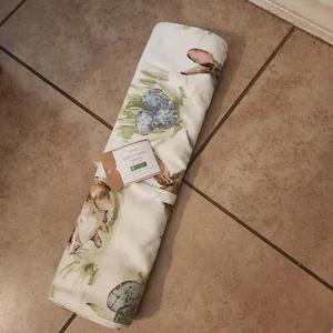 RARE NEW Pottery Barn Pasture Bunny Rabbit 108" Cloth Table Runner EASTER - Picture 1 of 6