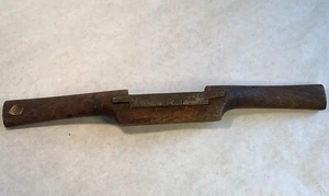 Antique Wood Spoke Shave Tool wooden vintage 2 5/8" blade 11 1/2" long Carpentry - Picture 1 of 11