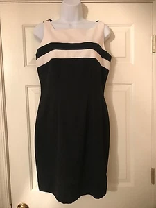 DRESSBARN Business-Casual Kleid gefüttert schwarz/weiß - Bild 1 von 1