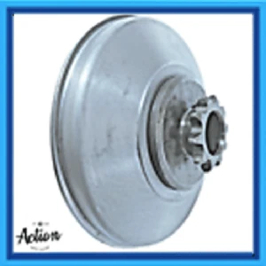 GO KART ROTAX CLUTCH DRUM BELL with 10 TOOTH SPROCKET NUT PIN & BUSH AFTERMARKET - Bild 1 von 4