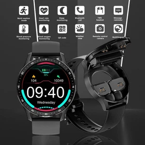 Smartwatch Verdadero Inalámbrico Bluetooth Auriculares Kit 2 en 1 Reloj Inteligente con Auriculares - Imagen 1 de 22