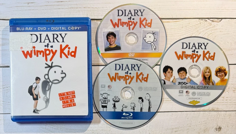 Diary of a Wimpy Kid (Blu-ray DVD Digital Copy 3-Disc Set 2010) - Image 1 of 1