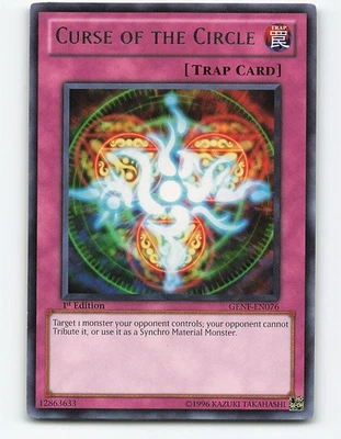 Curse of the Circle #GENF-EN076 Rare 1st edition Yugioh Card - Image 1 of 2