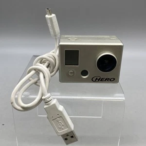 GoPro Hero 960 Silver Water Resistant High Definition Helmet Camcorder -E35 - Picture 1 of 8