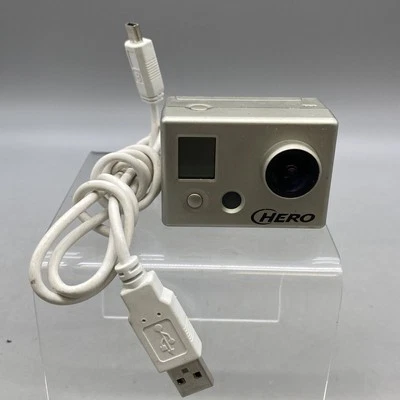 GoPro Hero 960 Silver Water Resistant High Definition Helmet Camcorder -E35 - Image 1 of 4