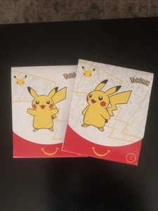 2 neue Pokemon 25th Anniversary McDonalds Promo Packs SEALED + Karten Box - Bild 1 von 2