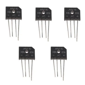 5x GBU606 Bridge Flat Bridge 60V Medium power - Picture 1 of 7