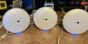 BT Whole Home WiFi Disc System Triple Pack With 3x Power Leads And 1x Network - Photo 1/10