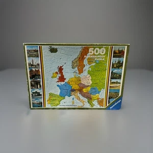 Vtg. Ravensburger - Europa - 500 Piece - Made in W. Germany c. 1973 - COMPLETE - Picture 1 of 5