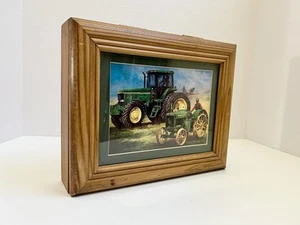 John Deere Tractor Wood Key Box Country Life Hanging Storage With Hooks - Picture 1 of 11