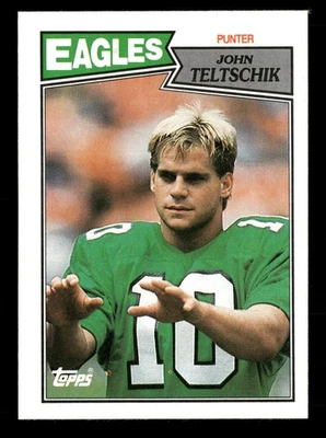 1987 Topps #300 John Teltschik Philadelphia Eagles - Image 1 of 2