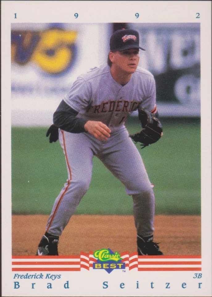 1992 Classic Best #146 Brad Seitzer Frederick Keys Baseball Card RC - Image 1 of 1
