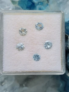 Kleines Geschenklot facettierte Aquamarine Light Sky blue (G14) - Picture 1 of 3
