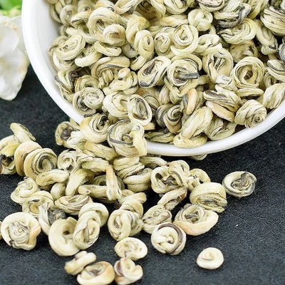 1000g Jasmin Handmade Green tea Snail Jasmine China Green Tea Yu Luo Wang Pearl - Image 1 of 4