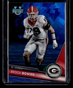 Bowman University 2023 edición cromo zafiro #50 Brock Bowers - Imagen 1 de 2