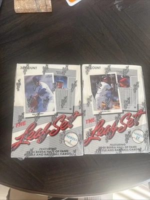1990 LEAF BASEBALL SERIES 1 and 2 FACTORY SEALED  Wax BOX 36 Packs Frank Thomas - Image 1 of 3