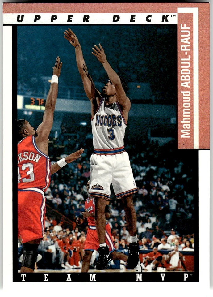 1993-94 Upper Deck #TM7 Mahmoud Abdul-Rauf Team MVP - Image 1 of 2