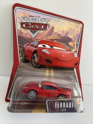 Coches Disney Pixar FERRARI F430 (Michael Schumacher) EL MUNDO DE LOS COCHES NUEVO EN PAQUETE Foto 1 de 3