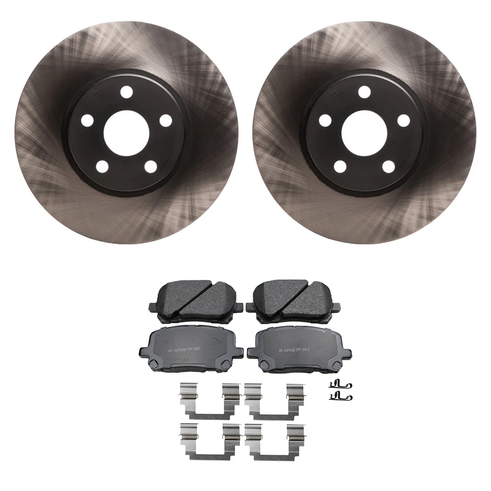 Kit de pastillas de freno de disco de cerámica ADVICS Rotores delanteros Akebono ProACT para Corolla Matrix Foto 1 de 1