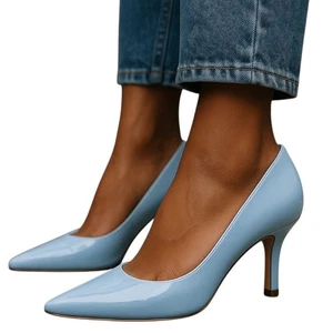 Comfort Plus by Predictions Women's Patent Leather Stiletto Heel Pumps Size 6.5 - Picture 1 of 14