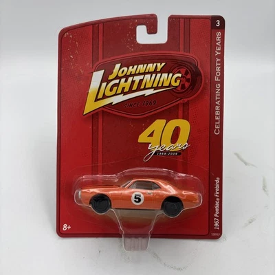 2009 Johnny Lightning Celebrating 40 years - 1967 Pontiac Firebird Orange - Image 1 of 4