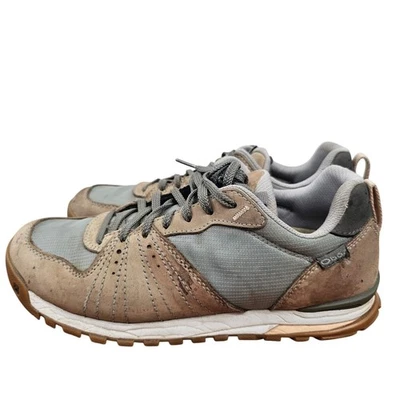 Oboz Womens Tan Gray Low Top Leather Hiking Trail Running Walking Shoes Size 9 - Image 1 of 4