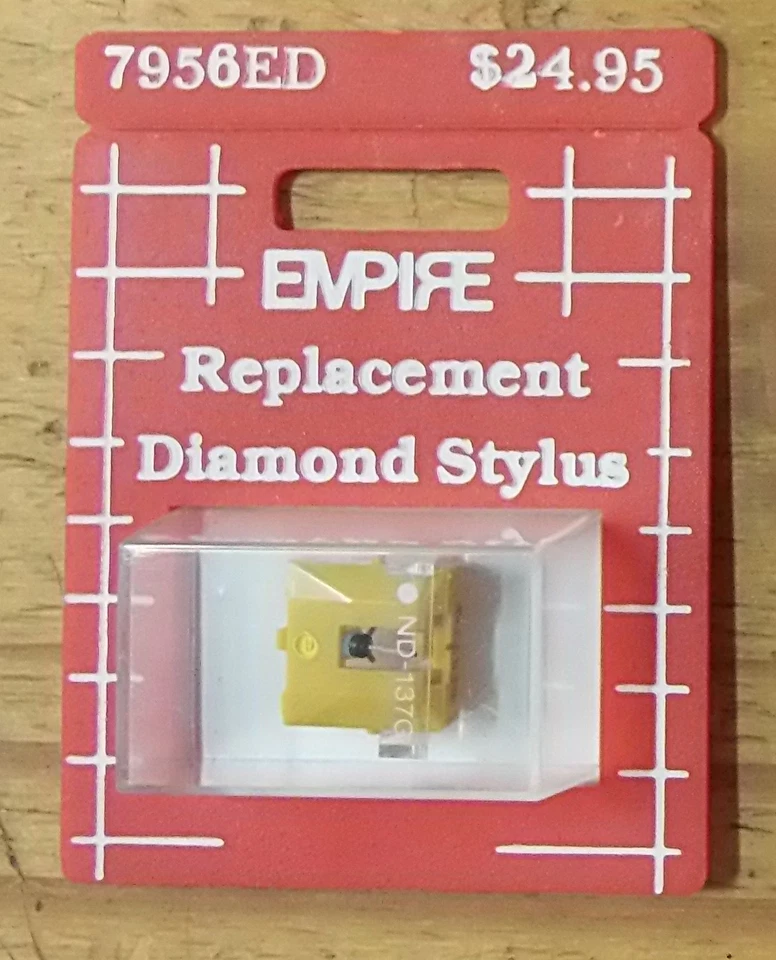 REPUESTO AGUJA TOCADISCOS EMPIRE 7956ED PARA CARTUCHO SONY VL-37G ND137G Foto 1 de 1