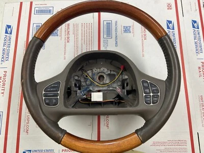 Volante de madera Lincoln Town Car Grand Marquis 2003-2004 gris piedra OEM # 20 Foto 1 de 4