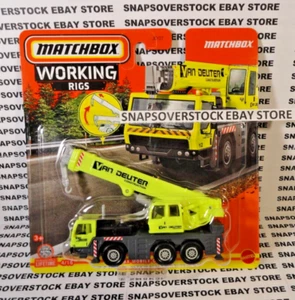 2024 MATCHBOX MOBILE CRANE TRUCK, MATCHBOX WORKING RIGS SERIES #4/16, VHTF - Picture 1 of 12