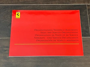 Ferrari Verkaufsservice Organisationsbuch Prospekt Handbuch 1614/00 - Bild 1 von 2