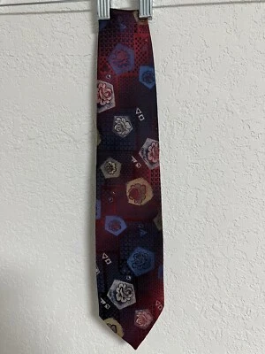 WEMBLEY MENS NECKTIE MULTICOLOR FLORAL DESIGN 55 X 3.5” - Image 1 of 4