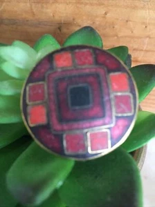 arts and Crafts Enamelled Brooch possibly denmark ? norway ? - Picture 1 of 12