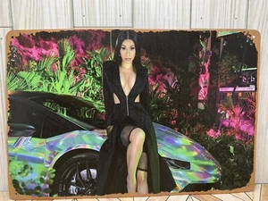 Cardi B Metal Sign 8"X12" Rapper Lady Music Icon Car - Picture 1 of 2